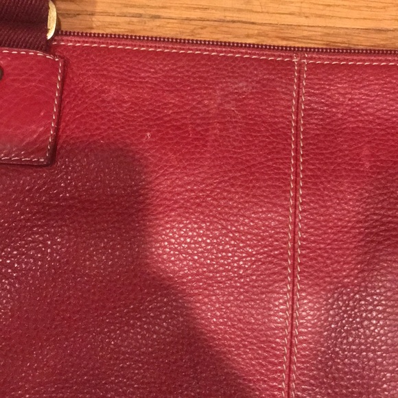 Red Leather Bag - Picture 8 of 11